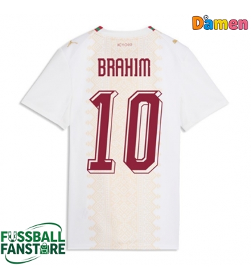 Marokko Brahim Diaz #10 Replik Auswärtstrikot Damen WM 2026 Kurzarm